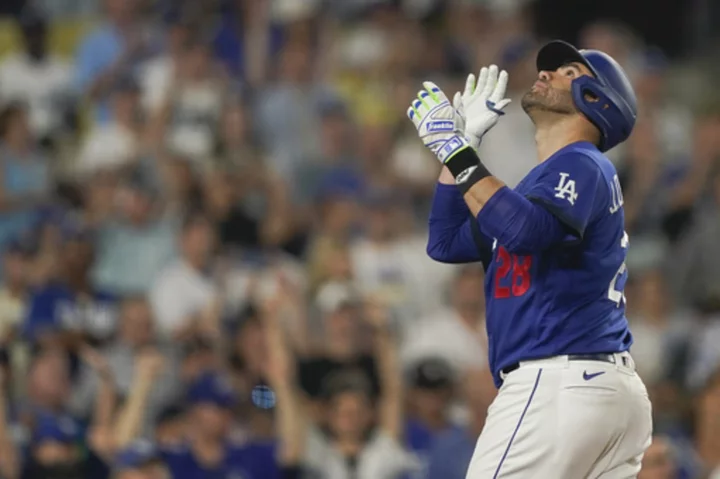 Los Angeles Dodgers place designated hitter J.D. Martinez on injured list with groin tightness