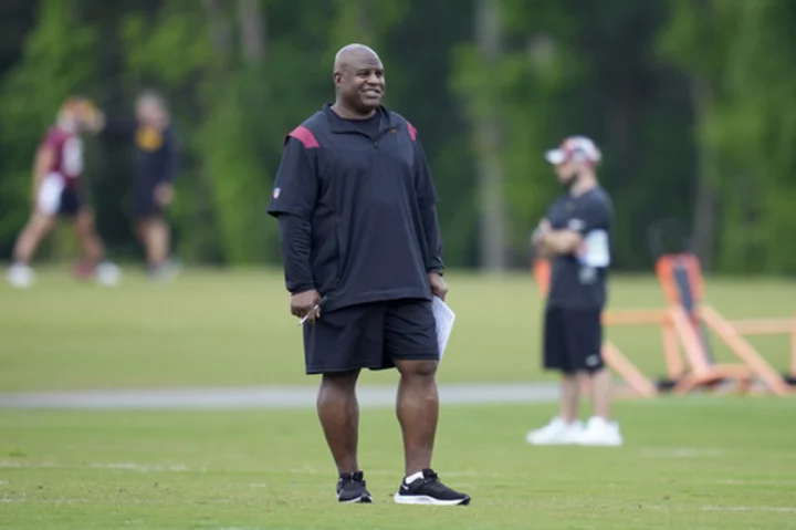 Eric Bieniemy making noise already as Washington Commanders offensive coordinator