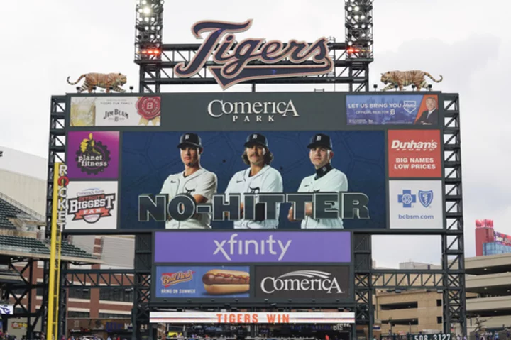 Matt Manning, 2 Tigers relievers combine to no-hit Blue Jays, 2nd no-no in majors this season