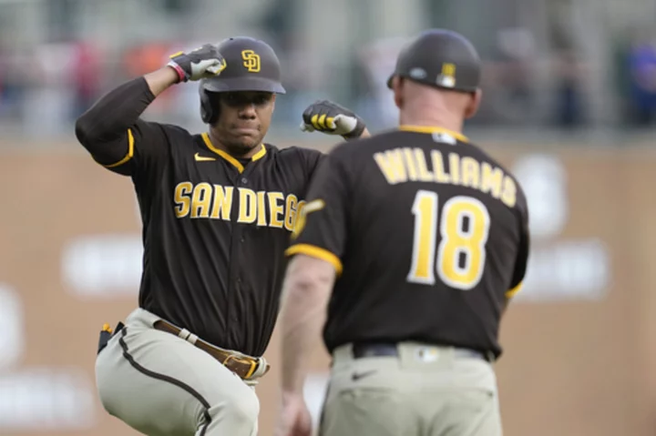 Juan Soto hits 2 long home runs in the Padres' 5-4 victory over the Tigers