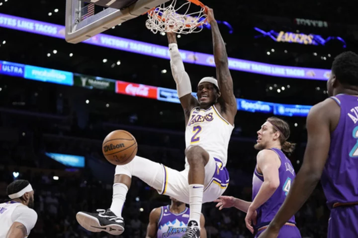 Jarred Vanderbilt gets 4-year contract extension from the Lakers, AP source says