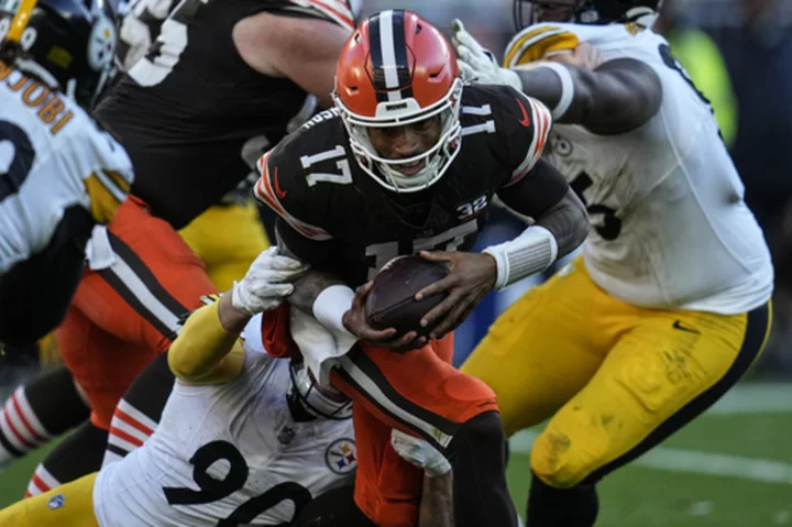 Rookie QB Dorian Thompson-Robinson rallies Browns to a last-second 13-10 win over Steelers