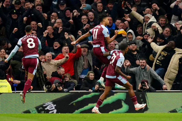 Aston Villa move into the top four as Tottenham’s slump continues