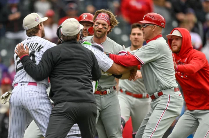 Phillies-Rockies fight explained by Bryce Harper, Jake Bird and more