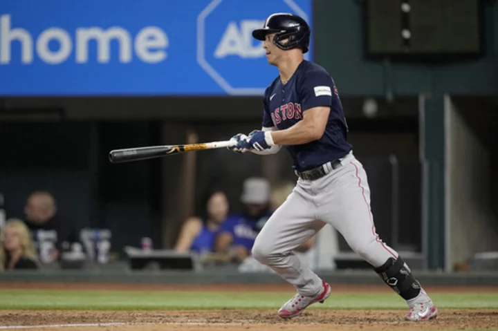 Red Sox rally to end 4-game skid with 4-2 loss to Rangers, who got 2 All-Stars back