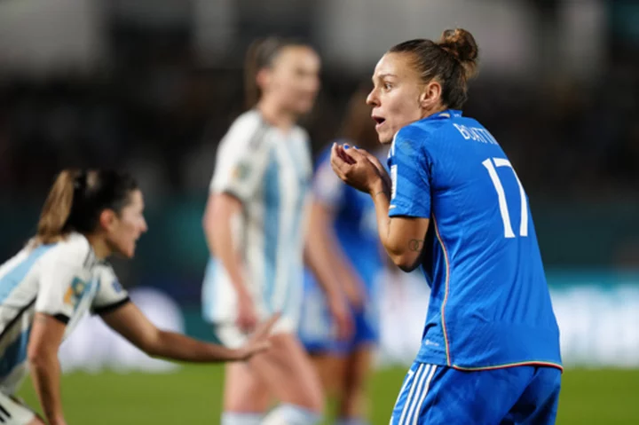 Cristiana Girelli's goal gives Italy 1-0 win over Argentina at the Women's World Cup