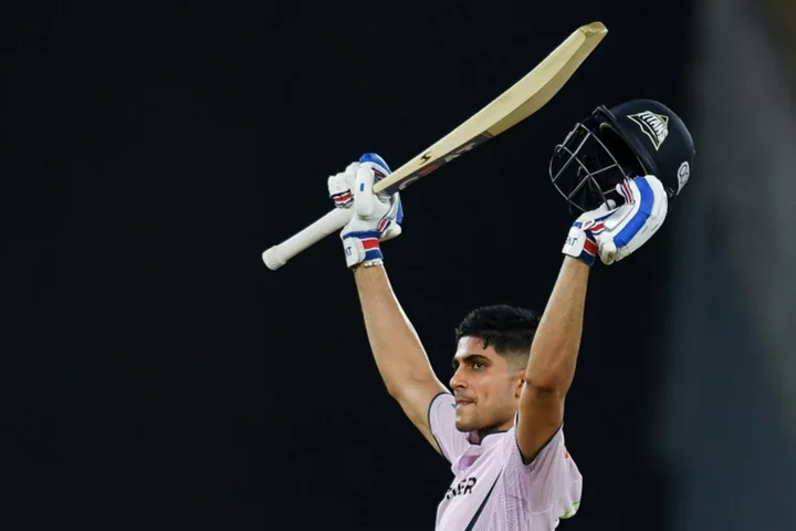 Gill's ton fires Gujarat to IPL play-offs, Hyderabad out