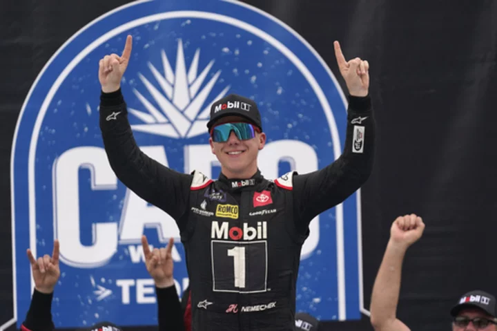 John Hunter Nemechek wins at Michigan for 5th NASCAR Xfinity Series victory of the year