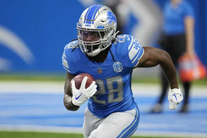 Lions hoping Montgomery, rookie Gibbs can keep running game going in positive direction