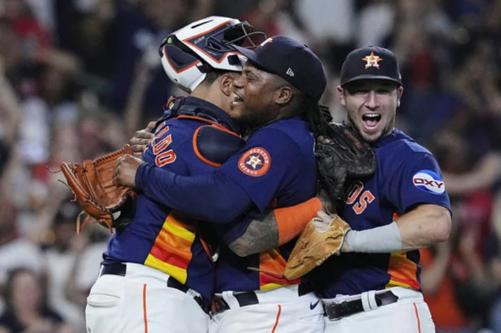 Framber Valdez throws no-hitter as Astros beat Guardians 2-0