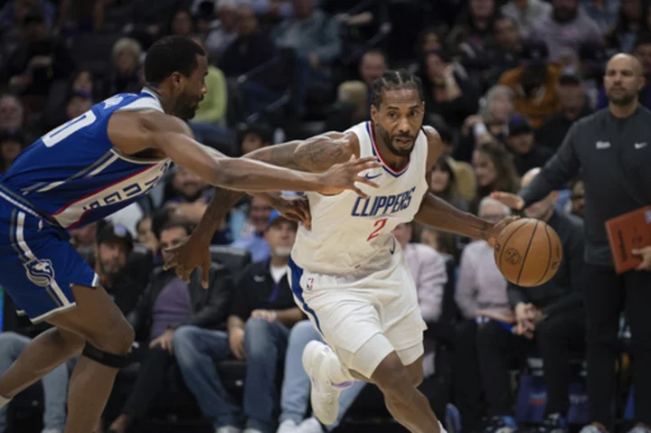 Leonard and Harden combine for 60 points as Clippers top Kings, 131-117