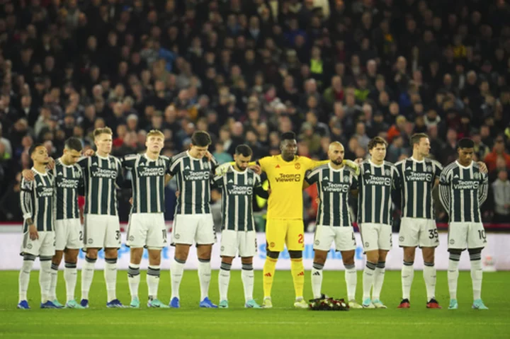 Champions League resumes Tuesday at Manchester United in mourning for soccer great Bobby Charlton