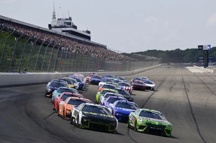 Denny Hamlin gets his record 7th victory at Pocono and 50th of his NASCAR Cup Series career