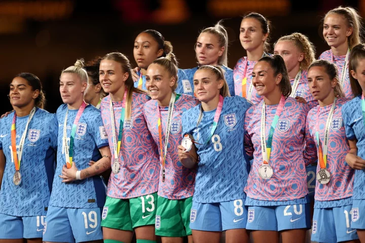 Lionesses receive surprise reception as they start journey back to England