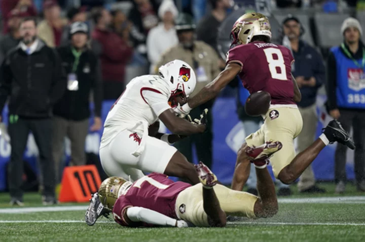 No. 4 Florida State beats No. 15 Louisville 16-6 for ACC title, but could miss playoff at 13-0