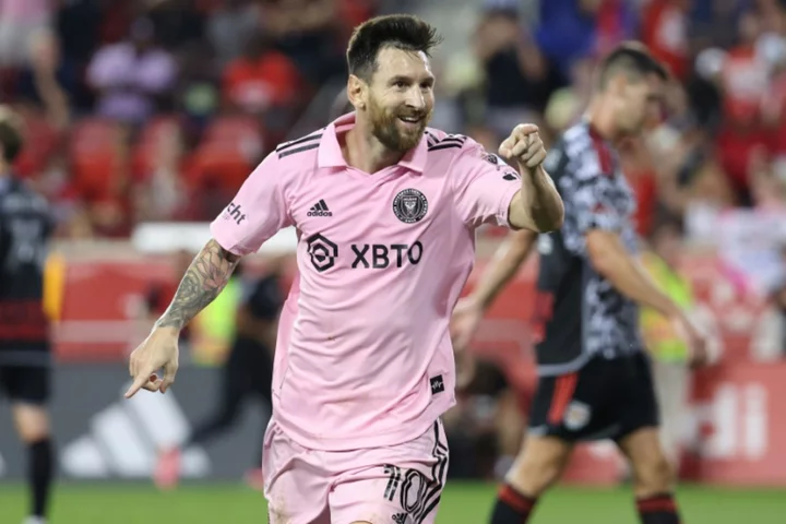 Messi comes off bench to score as Miami win at Red Bulls