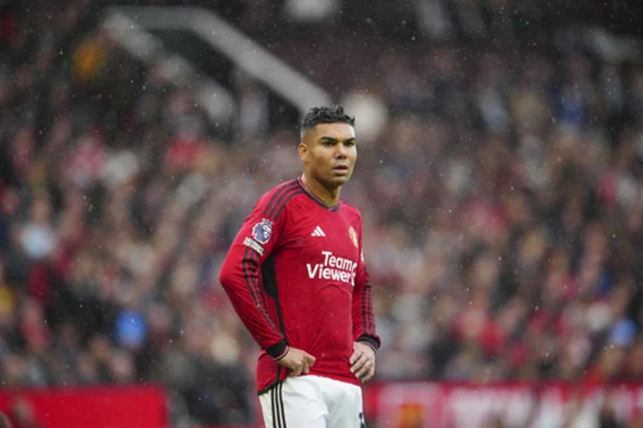 Man United midfielder Casemiro will miss the team's next Premier League match because of injury