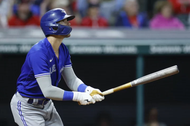 Biggio's homer sends Blue Jays to 3-1 win over Guardians after Ryu exits with knee injury