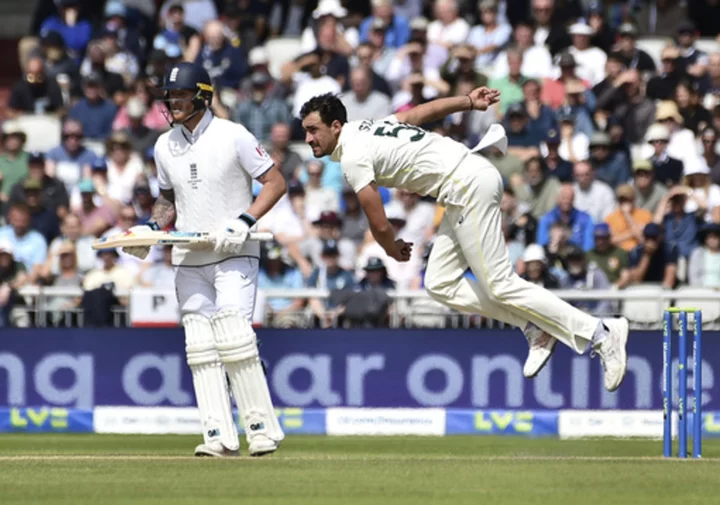 England extends lead over Australia to 189 runs in 4th Ashes test