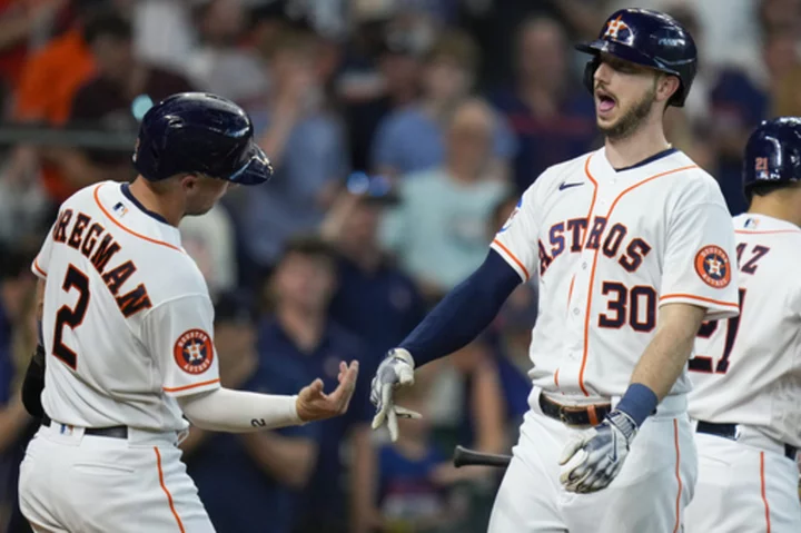 Kyle Tucker leads Houston with 4 RBIs to rout Angels 11-3