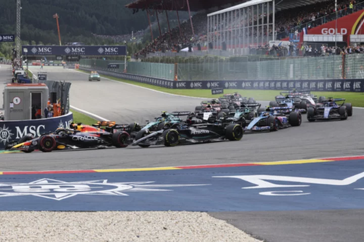 Verstappen wins Belgian GP to extend huge F1 lead, Red Bull teammate Perez 2nd