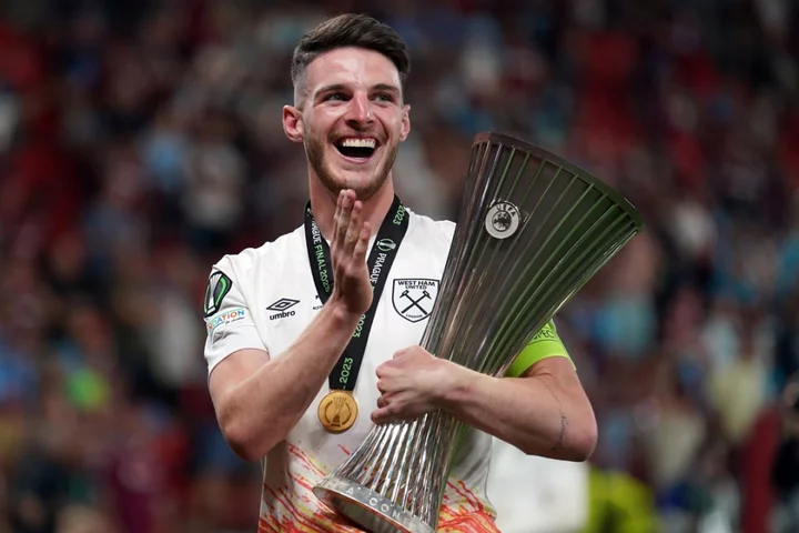 Declan Rice set for Arsenal medical after fee agreed with West Ham