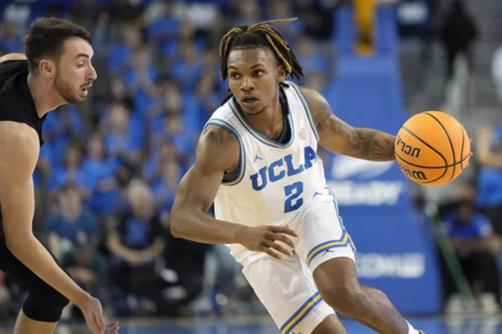 Dylan Andrews and Sebastian Mack score 18 each, UCLA used 30-4 run to beat Lafayette 68-50