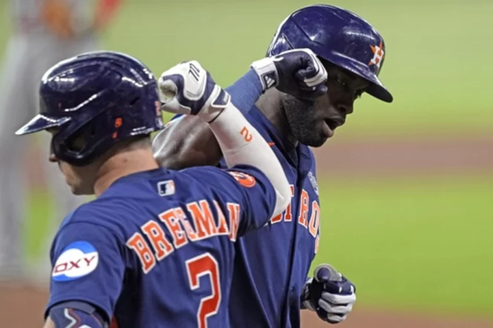 Alvarez hits 2-run shot off Ohtani to reach 50 RBIs, Astros down Angels 6-2