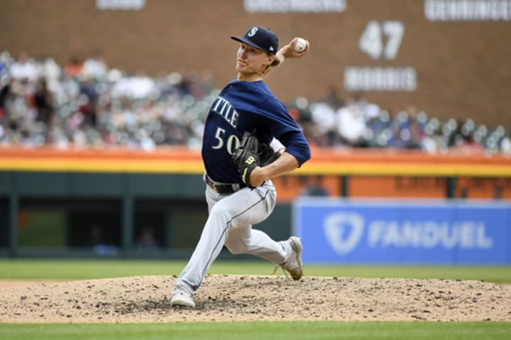 Rookie Miller brilliant through 7, Mariners beat Tigers 5-0