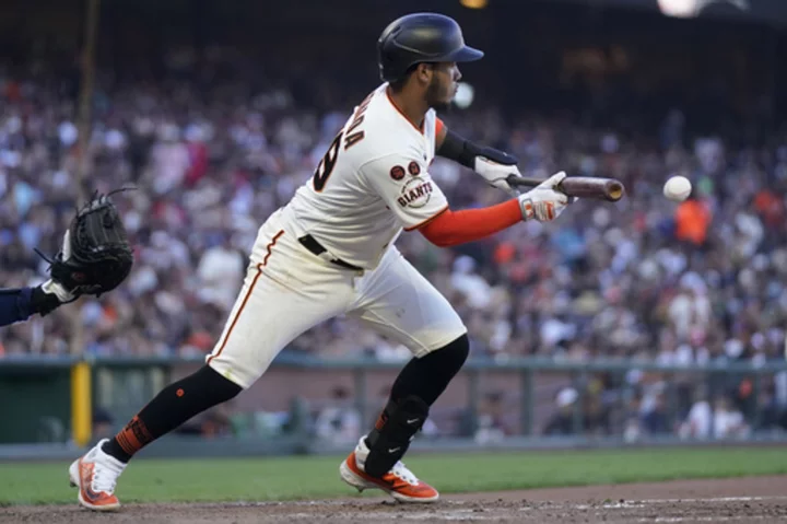 Giants rookies Patrick Bailey, Casey Schmitt deliver big hits in 8-5 win over Braves