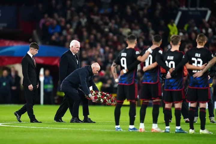 Manchester United remember Sir Bobby Charlton ahead of Champions League clash