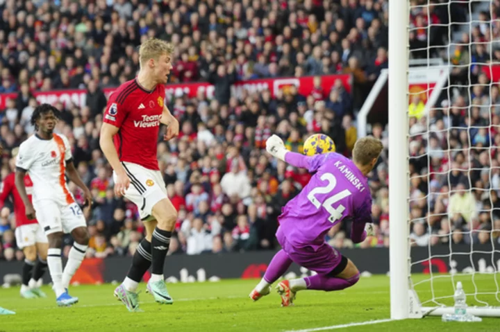 Manchester United players Rasmus Hojlund and Christian Eriksen both injured in win over Luton