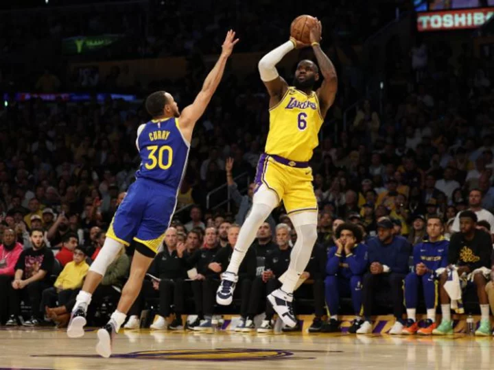 LeBron James inspires LA Lakers to series win over Golden State Warriors