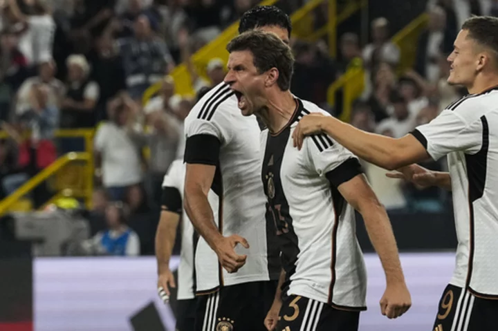 Germany beats France 2-1 in a friendly to end its winless run days after removing coach Hansi Flick