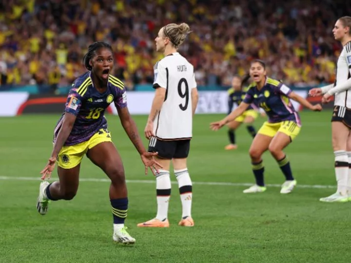 Colombia stages stunning upset against Germany in Women's World Cup