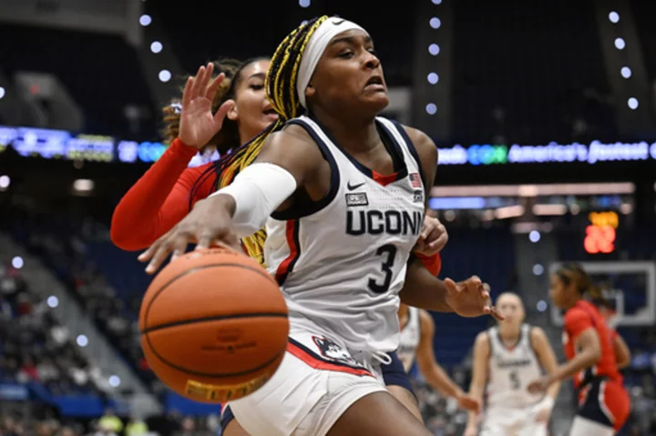 Aaliyah Edwards leads No. 2 UConn over Dayton 102-58 in Paige Bueckers return for the Huskies