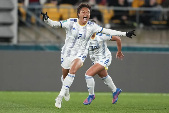 Philippines shocks co-host New Zealand 1-0 for its first win at the Women's World Cup