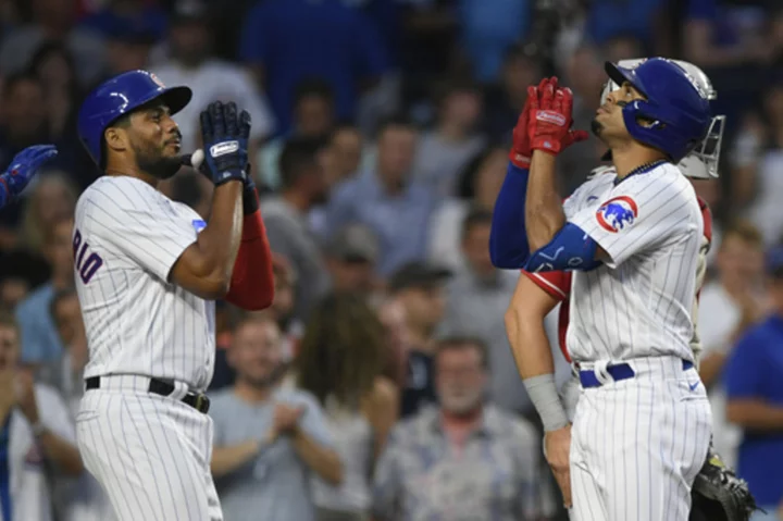 Ian Happ homered twice to help Cubs rout Reds 16-6