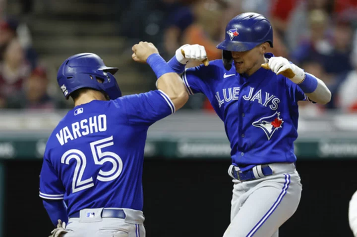 Biggio hits two-run homer in 8th as Blue Jays beat Guardians 3-1