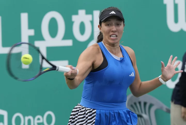 Jessica Pegula reaches Korea Open semifinals after rallying to beat Claire Liu in three sets