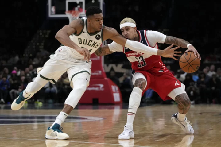 Giannis scores 42 points, Bucks extend winning streak to 5 games with a 142-129 win over Wizards