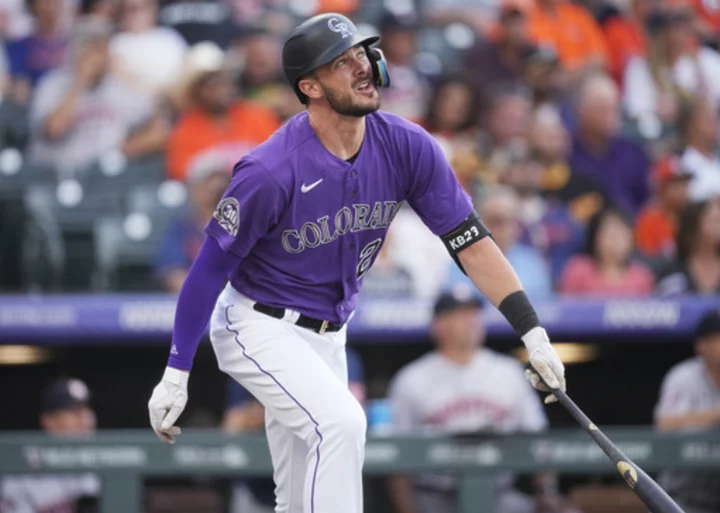 Rockies place outfielder Kris Bryant on 10-day injured list with fractured finger