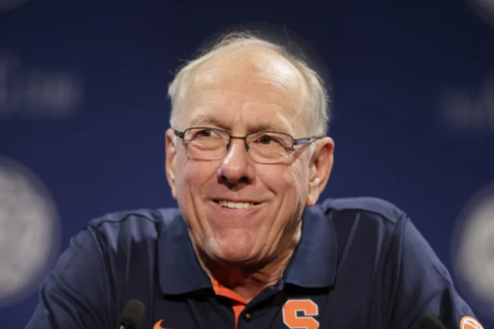 Former Syracuse coach Jim Boeheim is loving retirement. It doesn't mean he is very far from the game