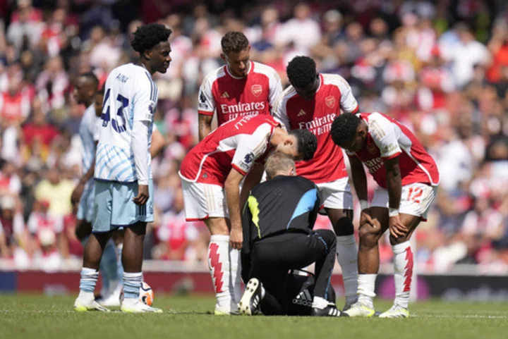 Arteta concerned about packed soccer calendar after glut of early season ACL injuries