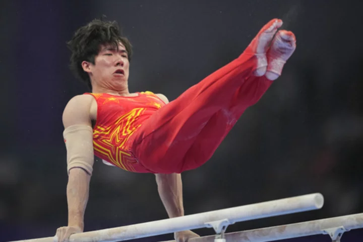 Chinese gymnast Zhang Boheng wins men's all-around at the Asian Games. The Paris Olympics are next