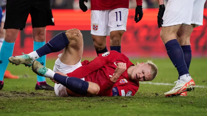 Erling Haaland injury scare rocks Man City nine days before Liverpool clash