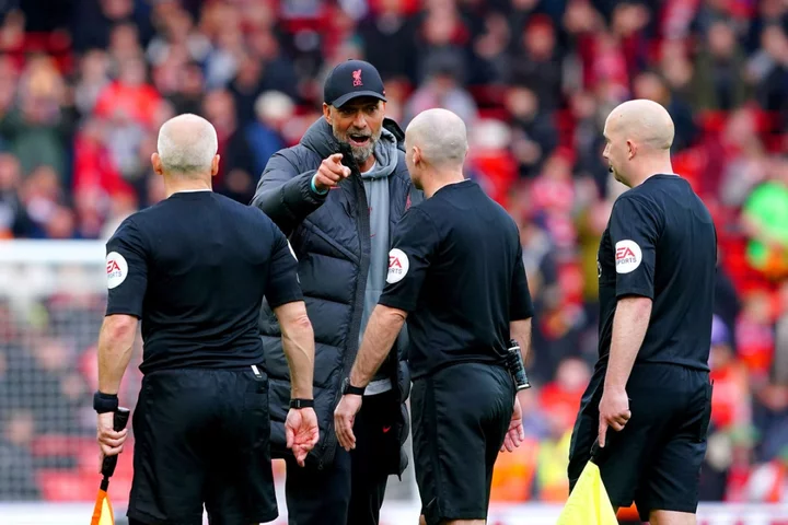 Jurgen Klopp’s poor disciplinary record counts against him after touchline ban