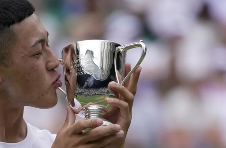 Tokito Oda wins wheelchair final to become youngest male Wimbledon champion