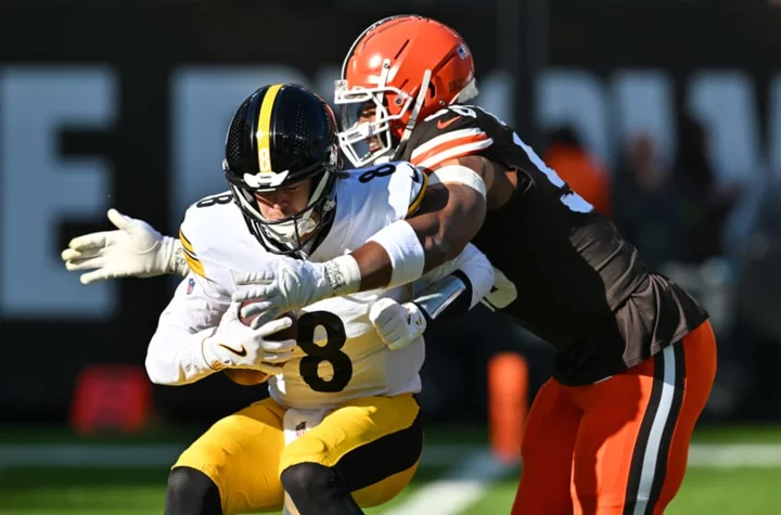 Myles Garrett, Matt Canada team up to expose Steelers offense and Dan Moore