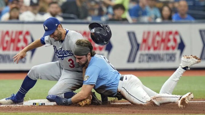 Isaac Paredes homers as Tampa Bay Rays beat Los Angeles Dodgers 11-10